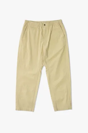 Outstanding & Co. - Shirred Waist Pants - Beige