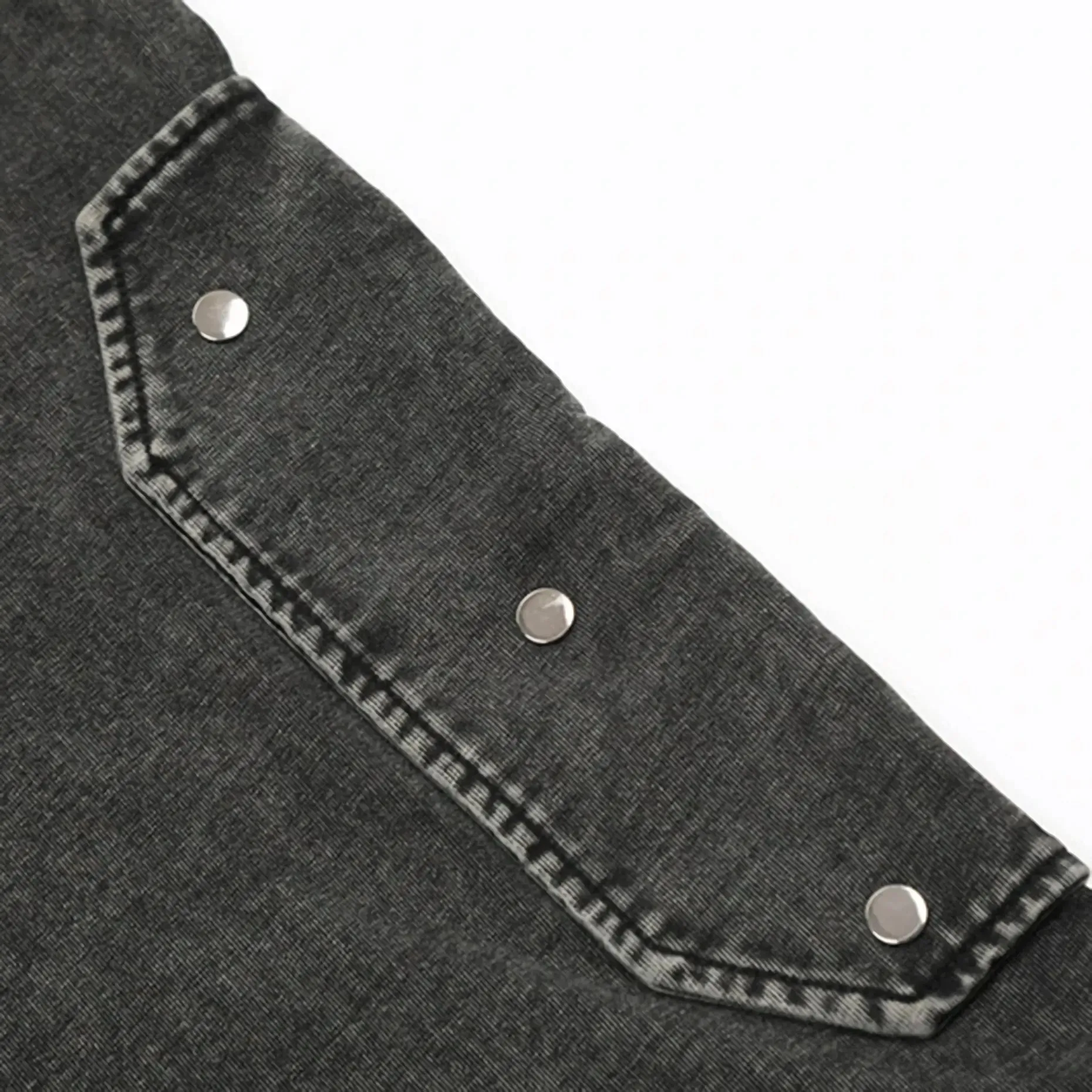 'Reinforced' Stonewash Cotton T-Shirt