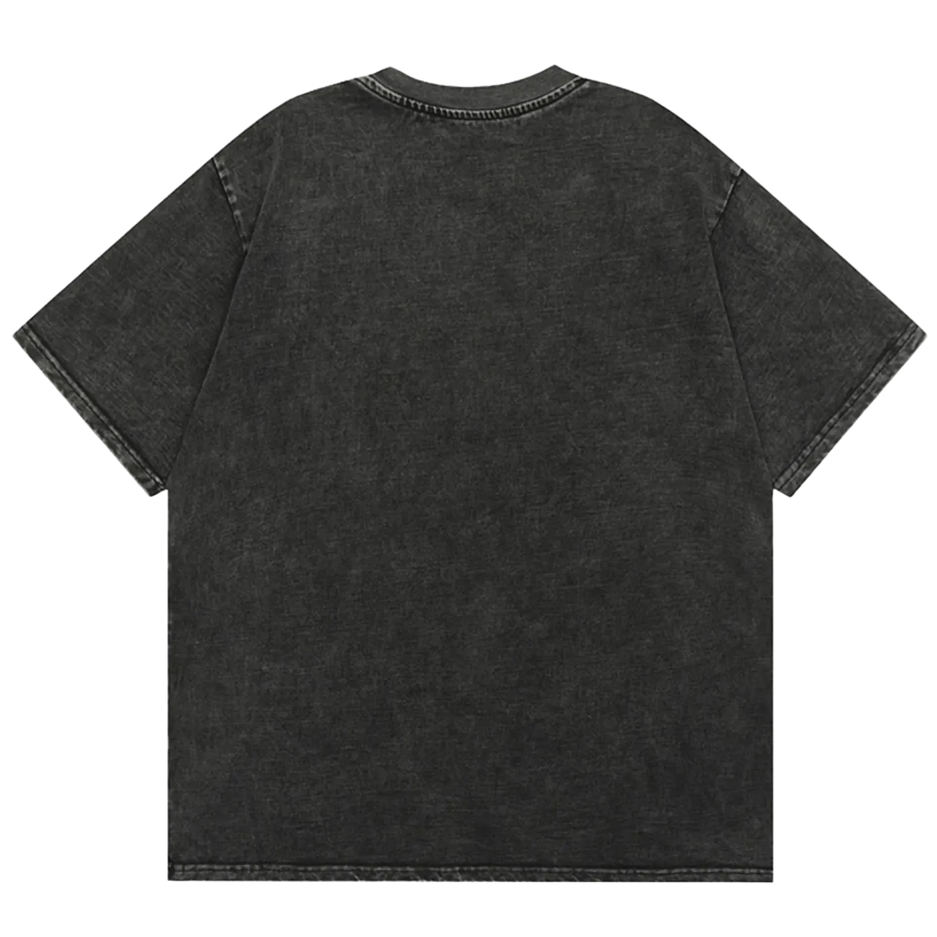 'Reinforced' Stonewash Cotton T-Shirt