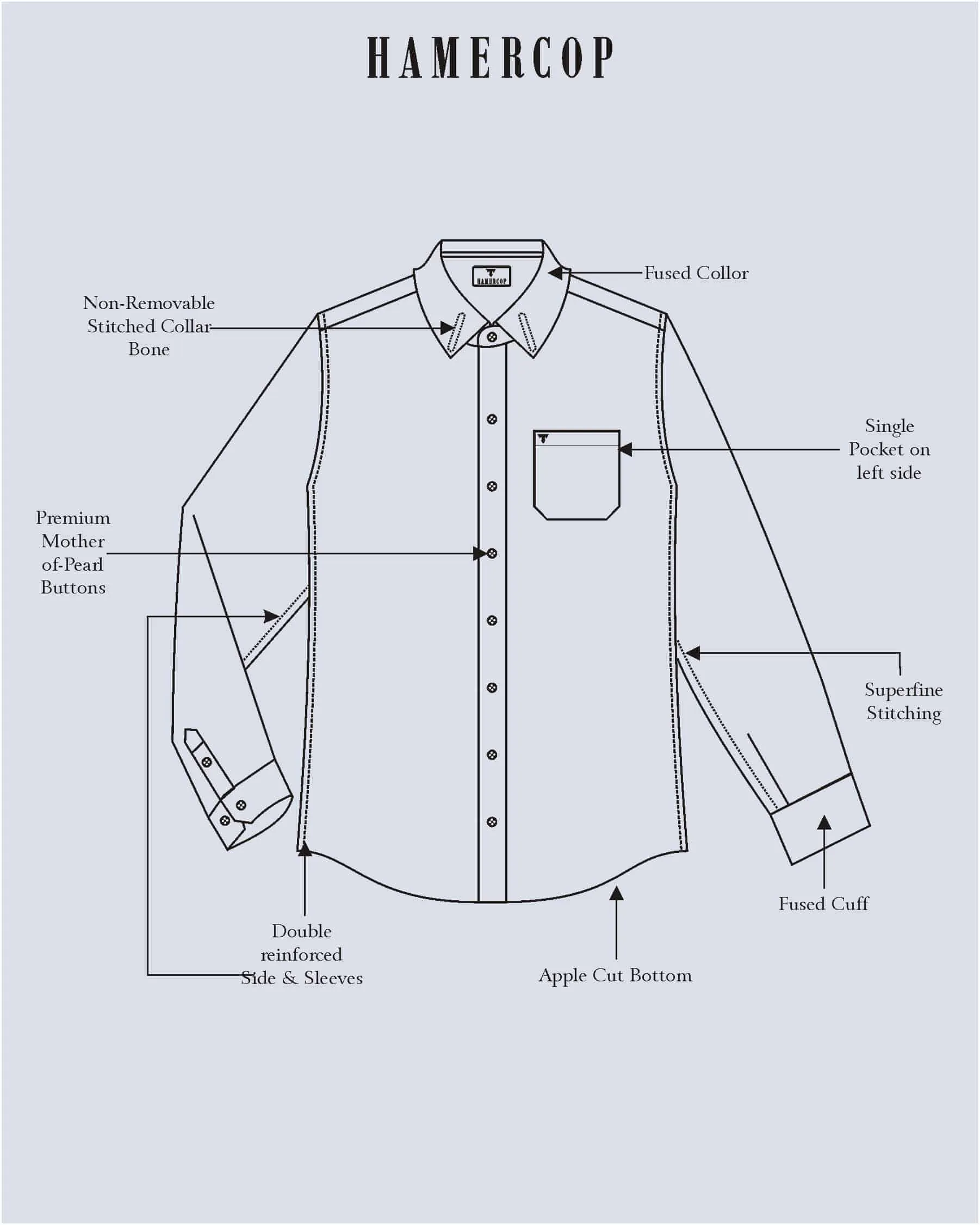 Rison Cream With White Printed Cotton Shirt