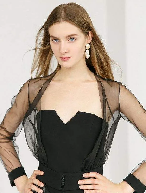 Slaze Black Evening Dress