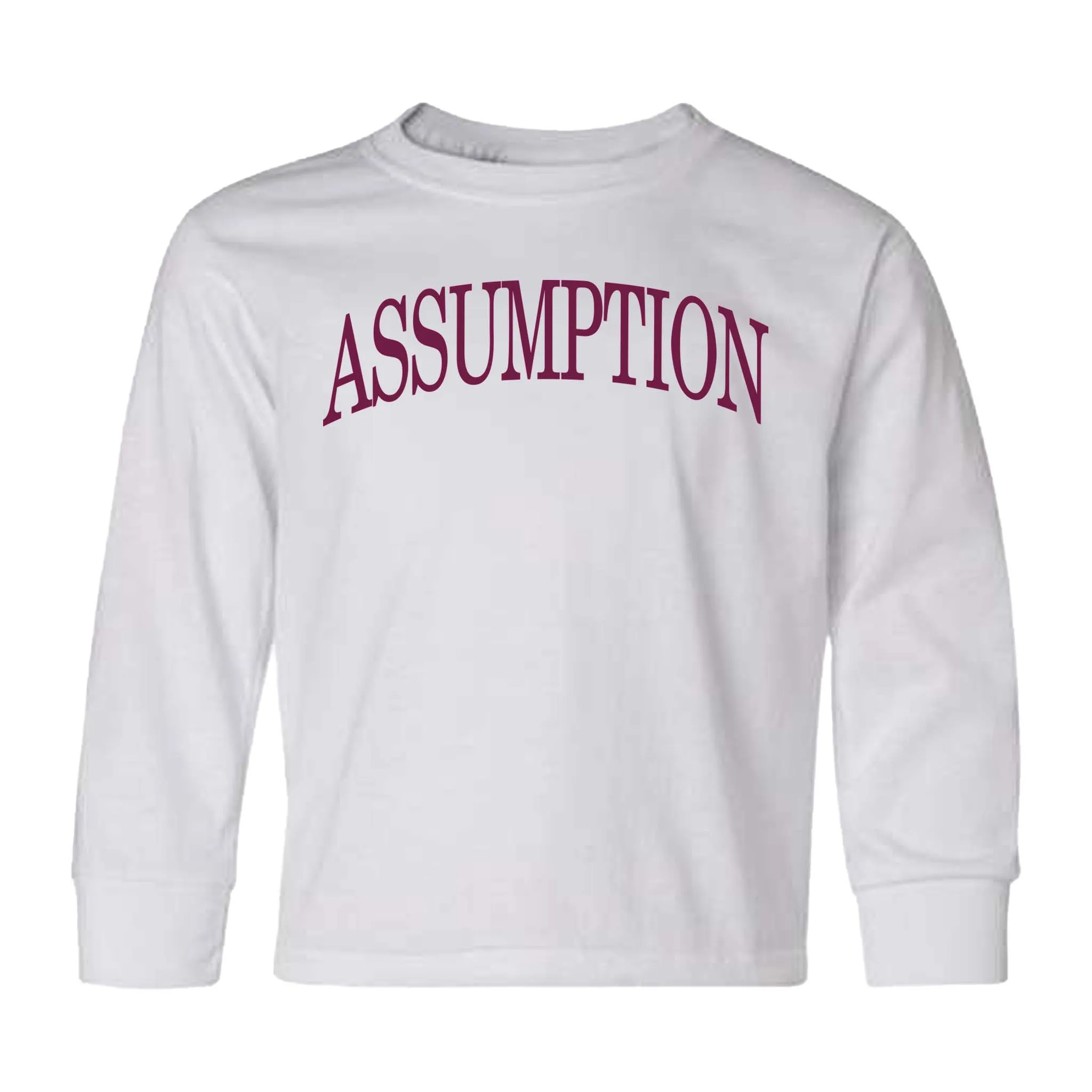 T-Shirt - Long Sleeve - White - Toddler/Youth - Assumption