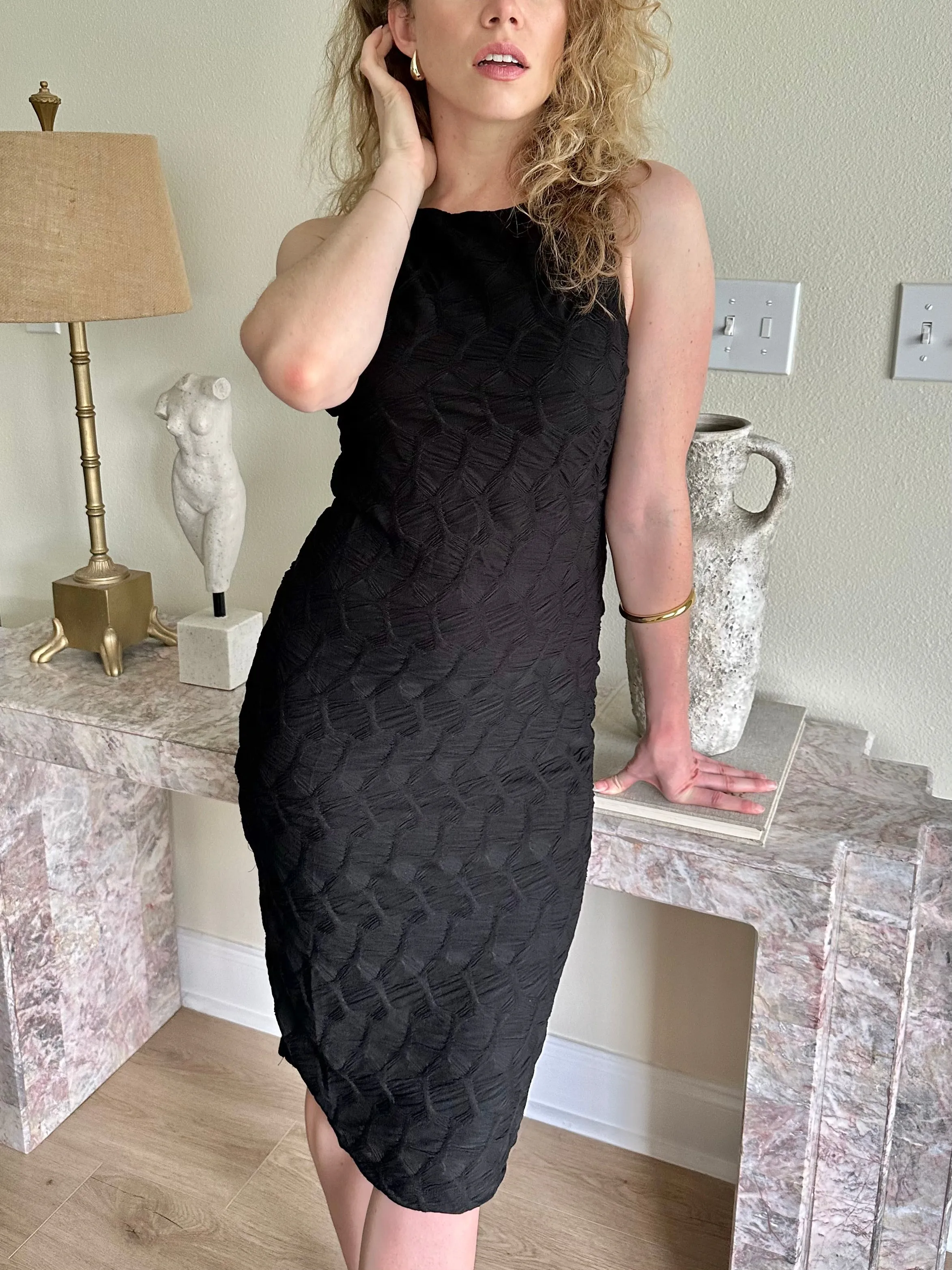 Textured Tank Dress