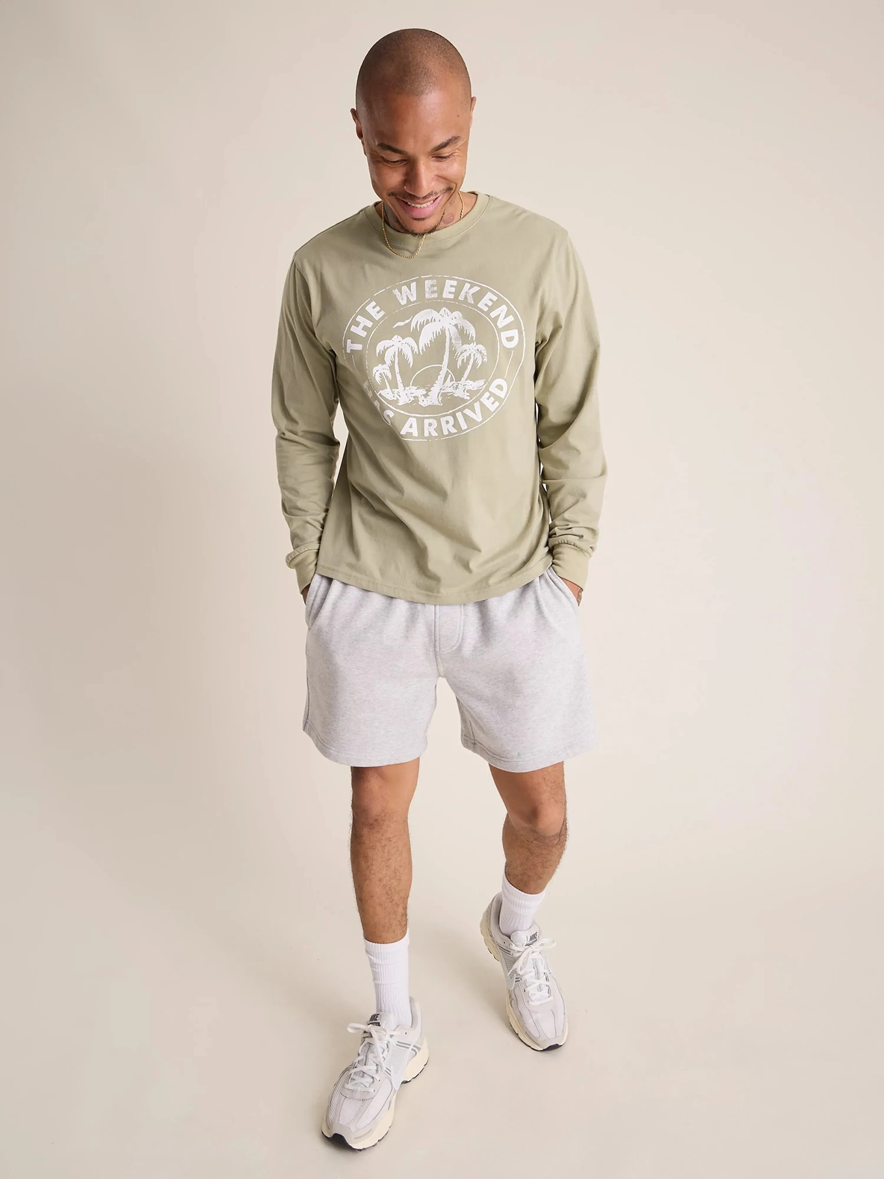 The Relaxer (L/S Non Pocket T-Shirt) - Olive Green