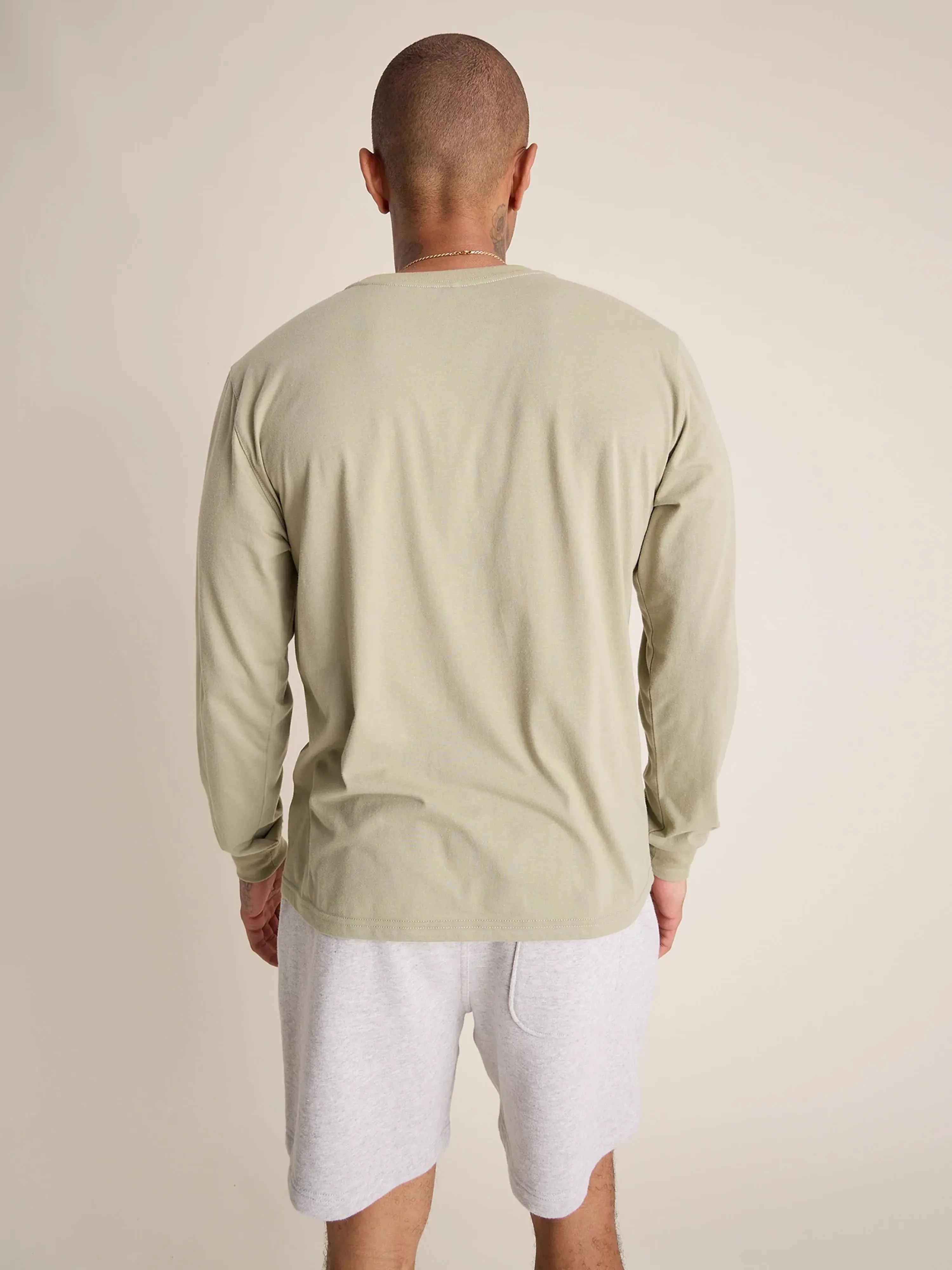 The Relaxer (L/S Non Pocket T-Shirt) - Olive Green