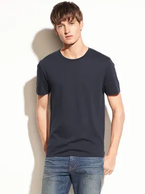 Vince Crew Neck T-Shirt in Coastal Blue