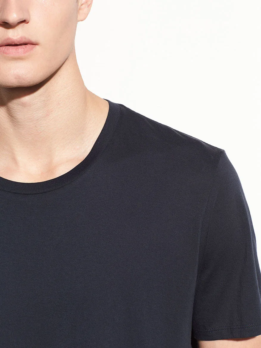 Vince Crew Neck T-Shirt in Coastal Blue