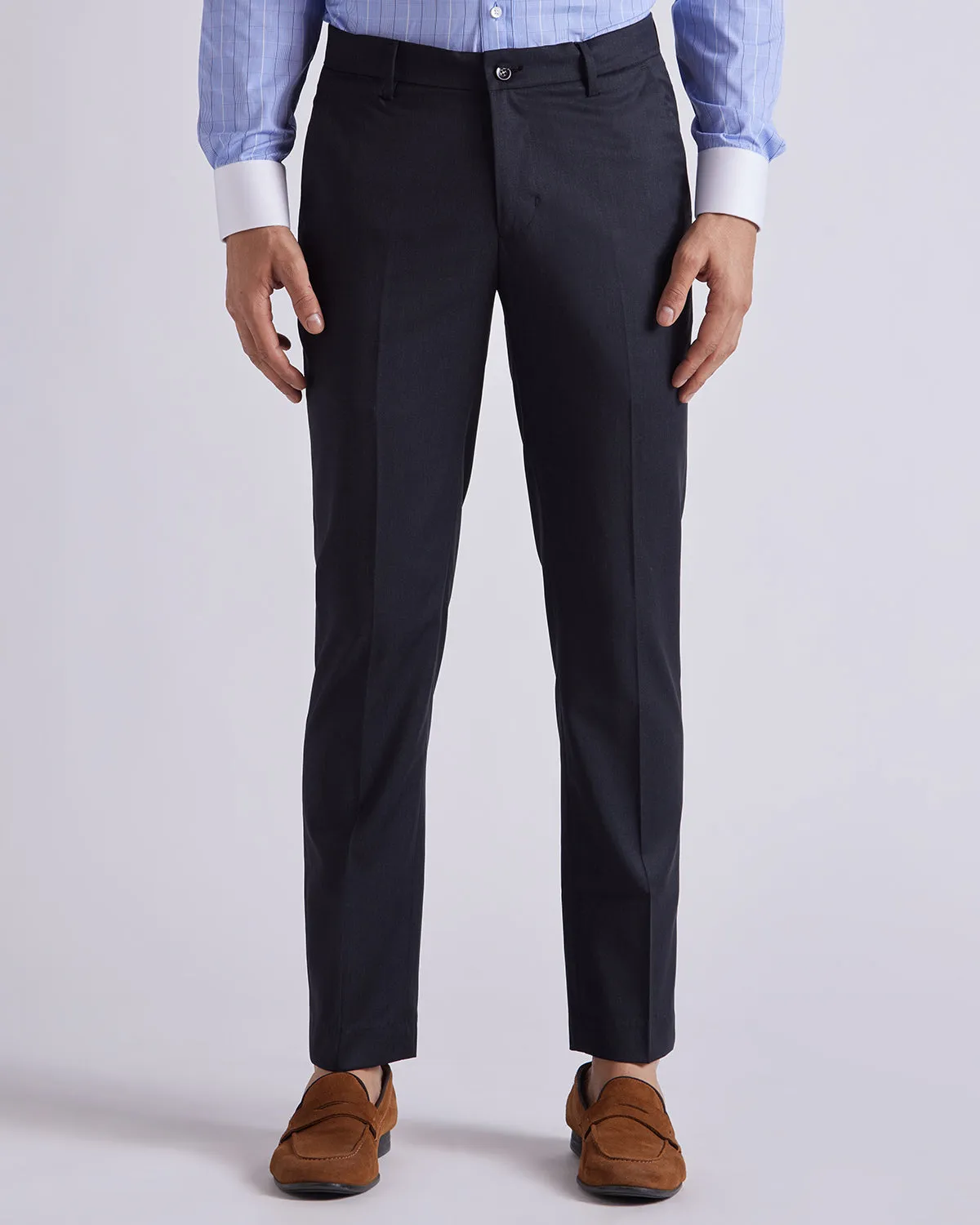 Visionary Blended Wool Dress Pants - Black