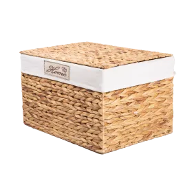 Water Hyacinth Storage Hamper with Lining