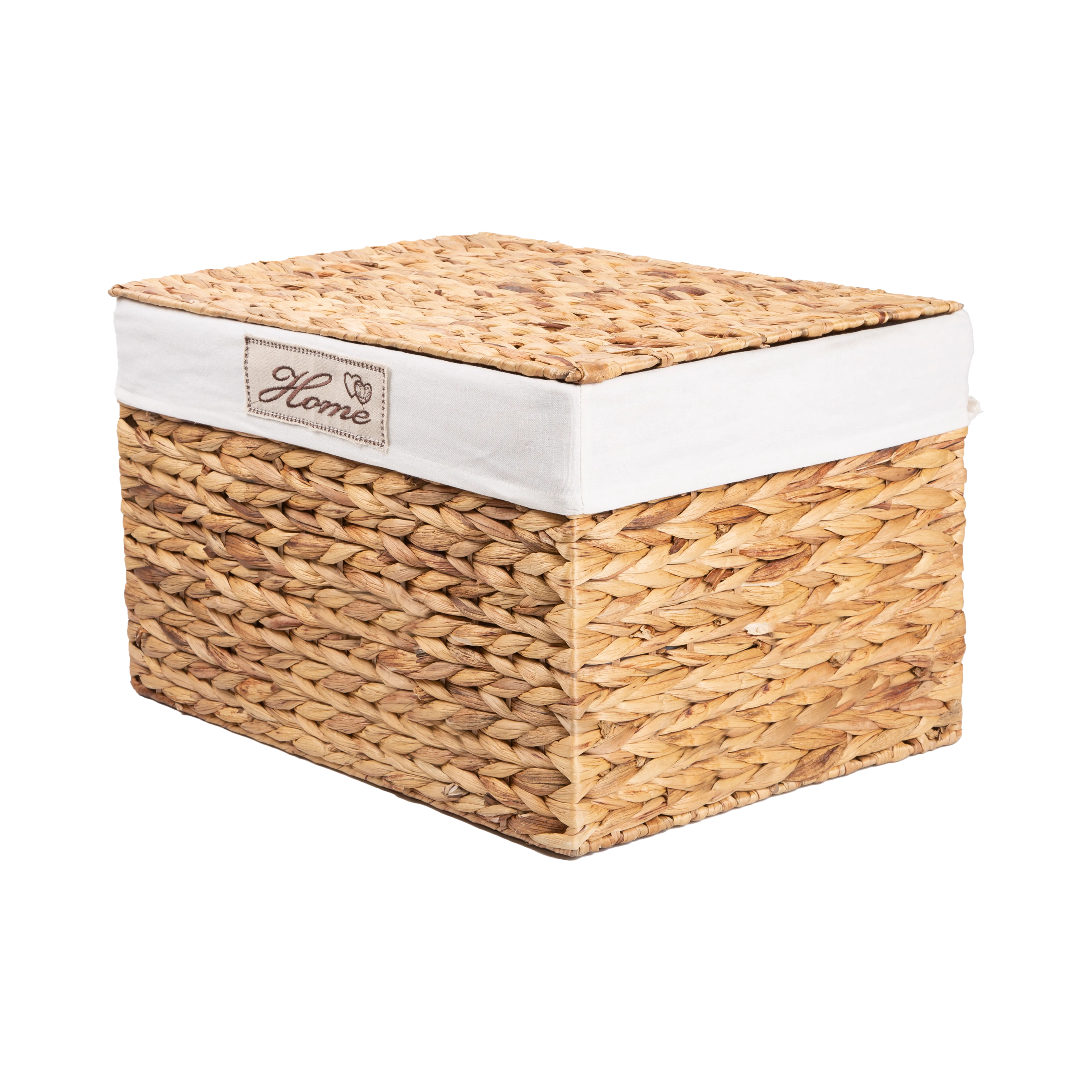 Water Hyacinth Storage Hamper with Lining