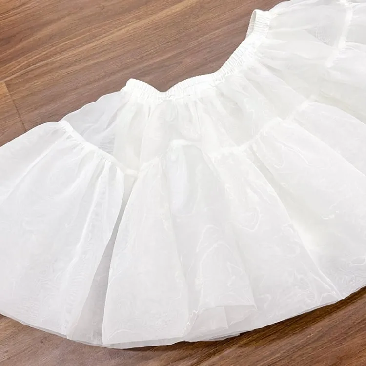 White / Black Shorts Lining Petticoat