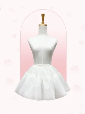 White / Black Shorts Lining Petticoat
