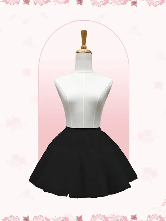 White / Black Shorts Lining Petticoat