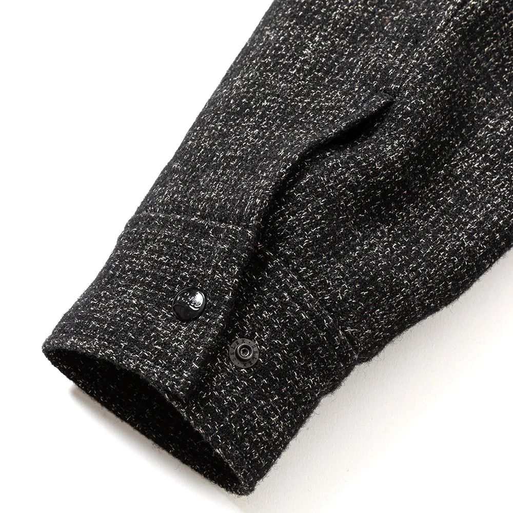 WOOL TWEED STAND JACKET ＜BRITISH WOOL＞